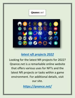 Latest Nft Projects 2022 | Qnance.net