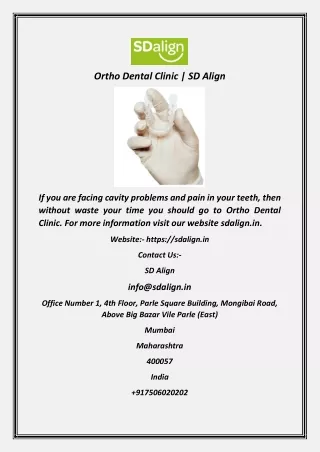 Ortho Dental Clinic | SD Align