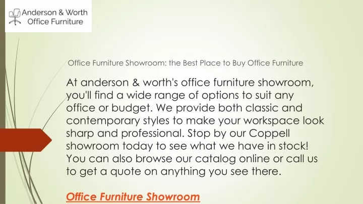 office furniture showroom the best place to buy office furniture