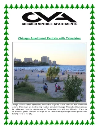 Chicago Apartment Rentals with Television
