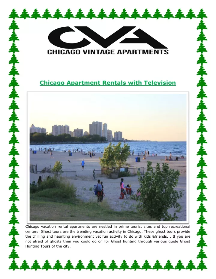 chicago apartment rentals with television