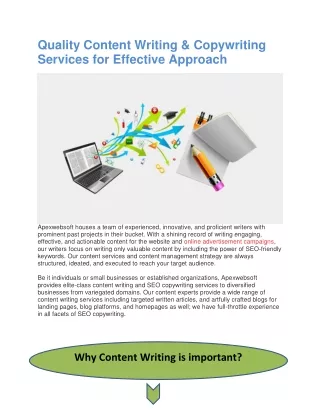 quality content writing copywriting services