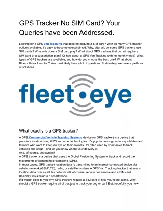 gps tracker no sim card your queries have been
