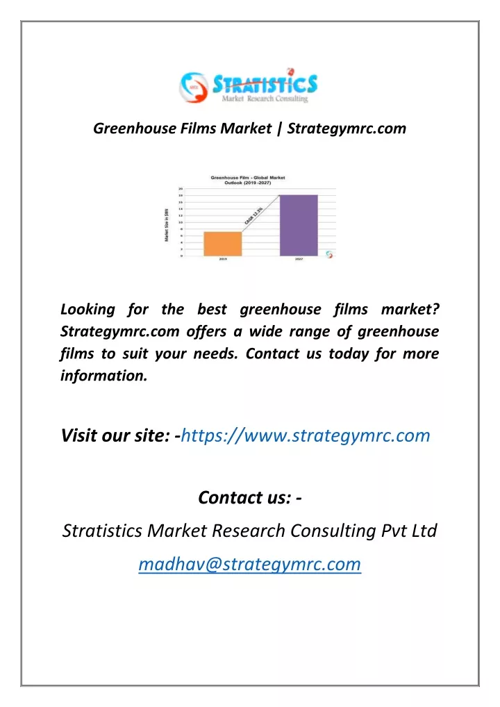 greenhouse films market strategymrc com