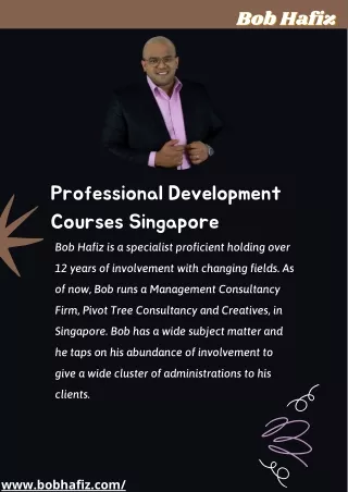 Professional Development Courses Singapore