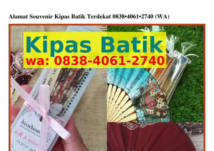 alamat souvenir kipas batik terdekat 0838 4061