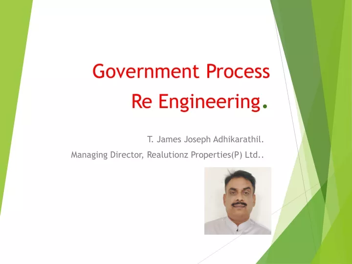 government process re engineering