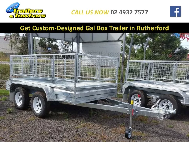 get custom designed gal box trailer in rutherford