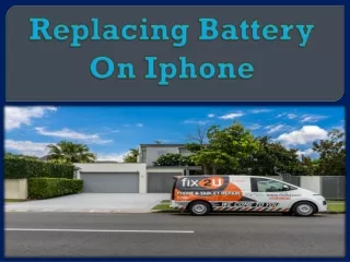 replacing battery on iphone