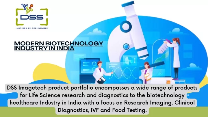 modern biotechnology industry in india