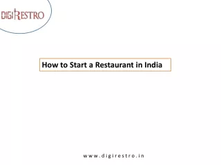 How to Start a Restaurant in India