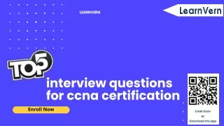 Top 5 interview questions for ccna certification