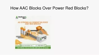 How AAC Blocks Over Power Red Blocks?