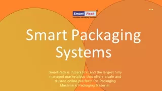 smart packaging systems