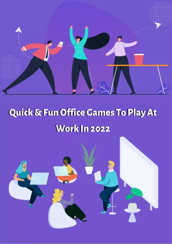 quick fun office games to play at work in 2022