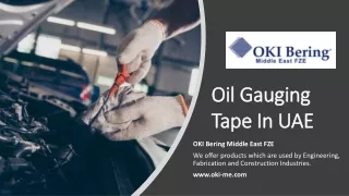 oil gauging tape in uae