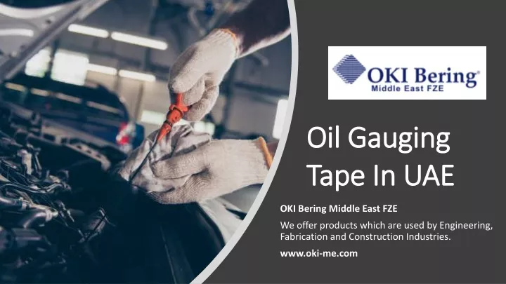 oil gauging tape in uae