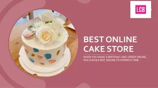 Best Online Cake Store