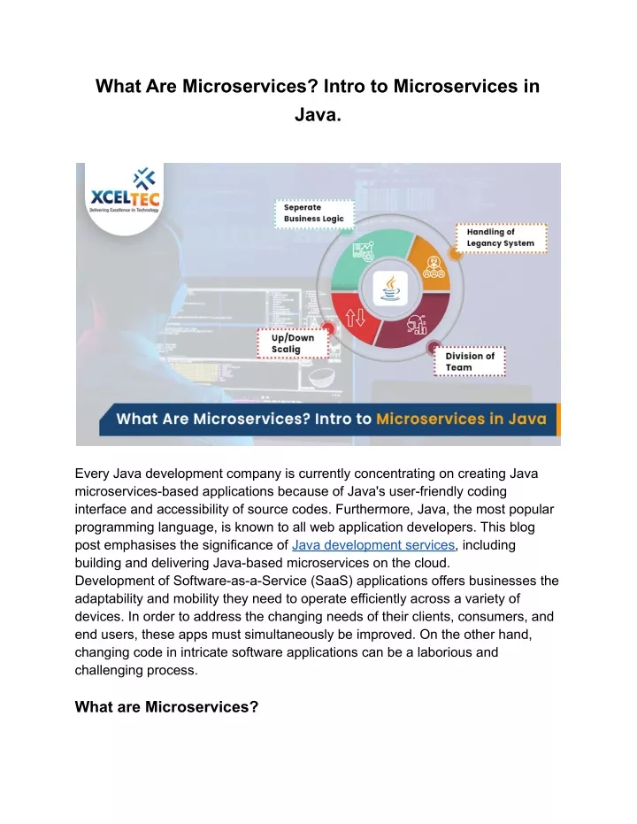 what are microservices intro to microservices