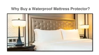why buy a waterproof mattress protector