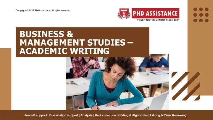 business management studies academic writing