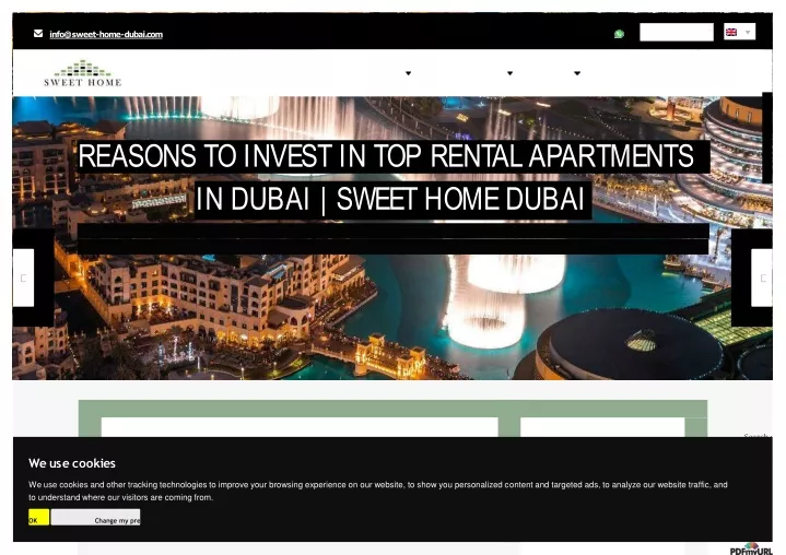 PPT - Best Rental Apartments in Dubai | Sweet Home Dubai PowerPoint ...