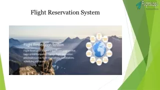 flight reservation system