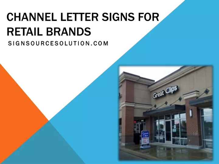 channel letter signs for retail brands