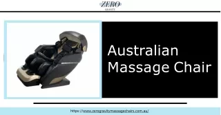 Buy Australian Massage Chair now on the Zero Gravity Massage Chair Australia