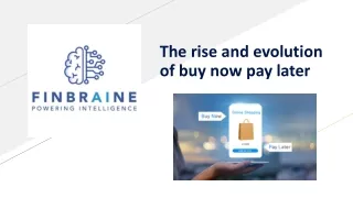 The rise and evolution of buy now pay later