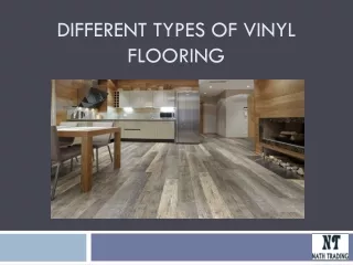 Different Types of Vinyl Flooring