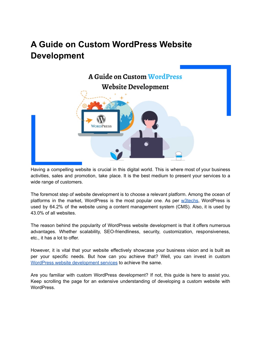 PPT - A Guide on Custom WordPress Website Development PowerPoint ...