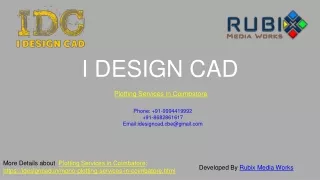 Plotting Services in Coimbatore (www.idesigncad.in)