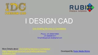 Civil Drafting Services in Coimbatore (www.idesigncad.in)