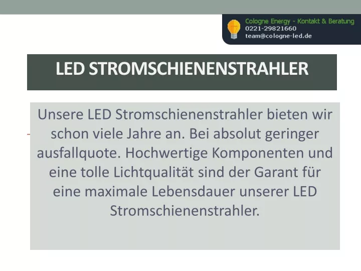 led stromschienenstrahler