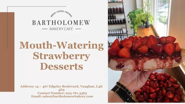 mouth watering strawberry desserts