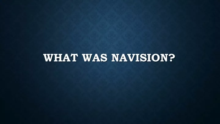 what was navision