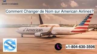 Comment Changer de Nom sur American Airlines?