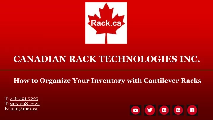 canadian rack technologies inc