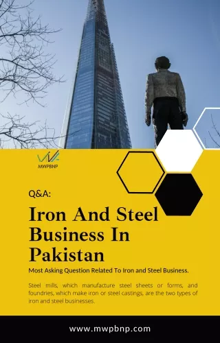 Iron And Steel Business In Pakistan