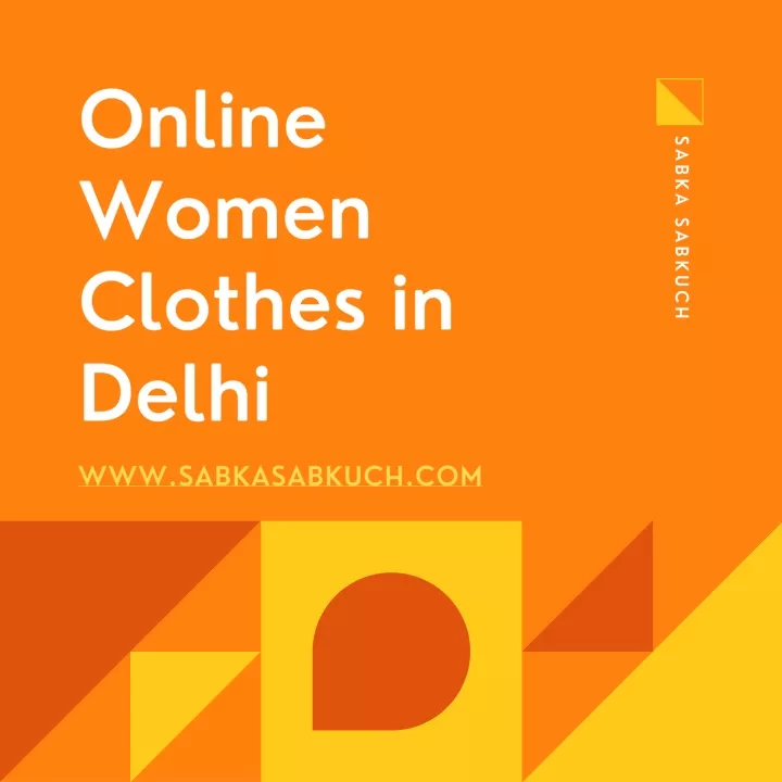 online women clothes in delhi