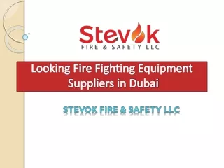 Looking Fire Fighting Equipment Suppliers in Dubai