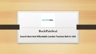 Search Best And Affordable Lumbar Traction Belt In USA