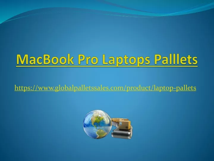 macbook pro laptops palllets