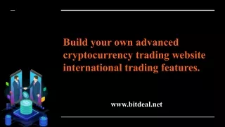 build your own advanced cryptocurrency trading