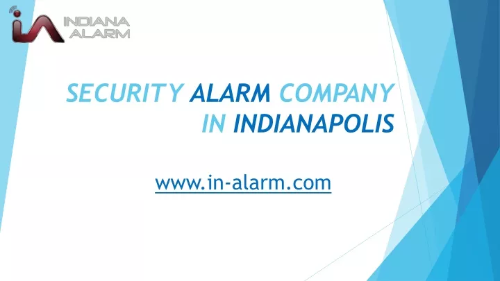 security alarm company in indianapolis