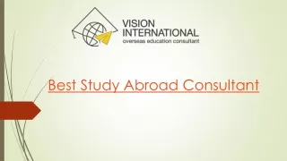 Best Study Abroad Consultant