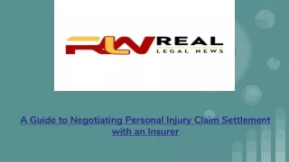Submit a Personal Injury Attorney Blog - Real Legal News