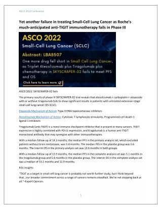 ASCO 2022 Conference