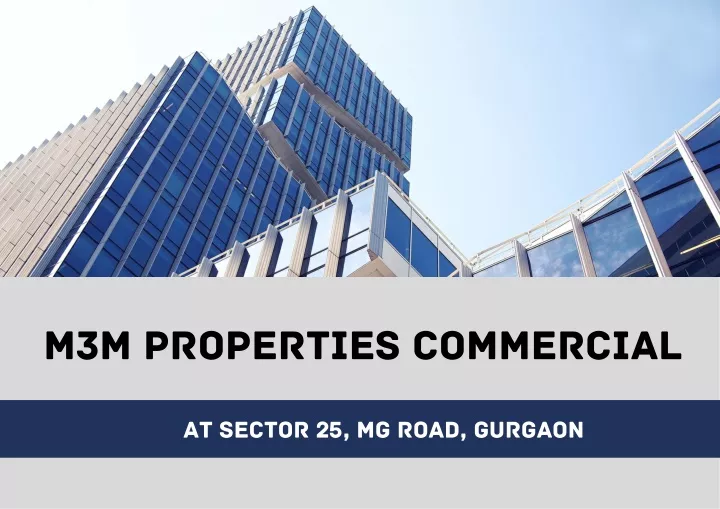 m3m properties commercial